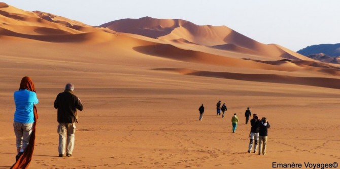 Trek rando sahara desert algerie